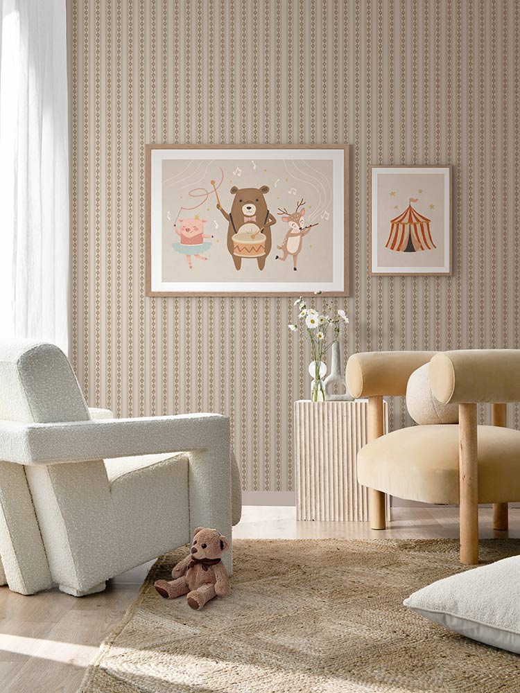 The Forest Band Framed Art Print | Lifestyle