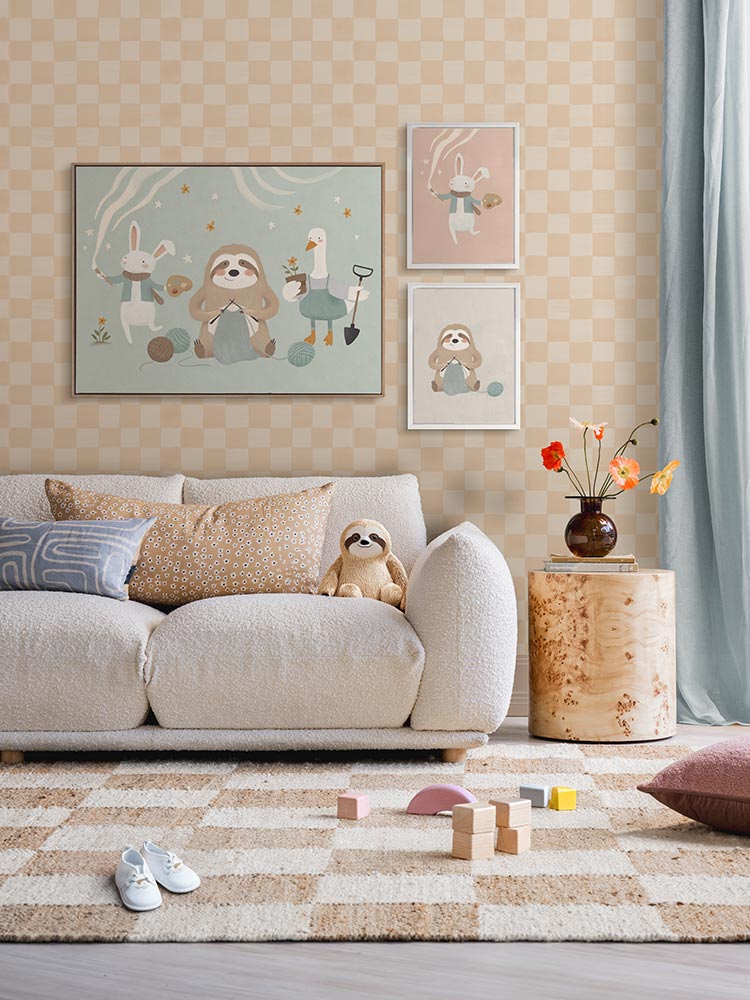 Cosy Creatures Club Canvas Art Print | Lifestyle