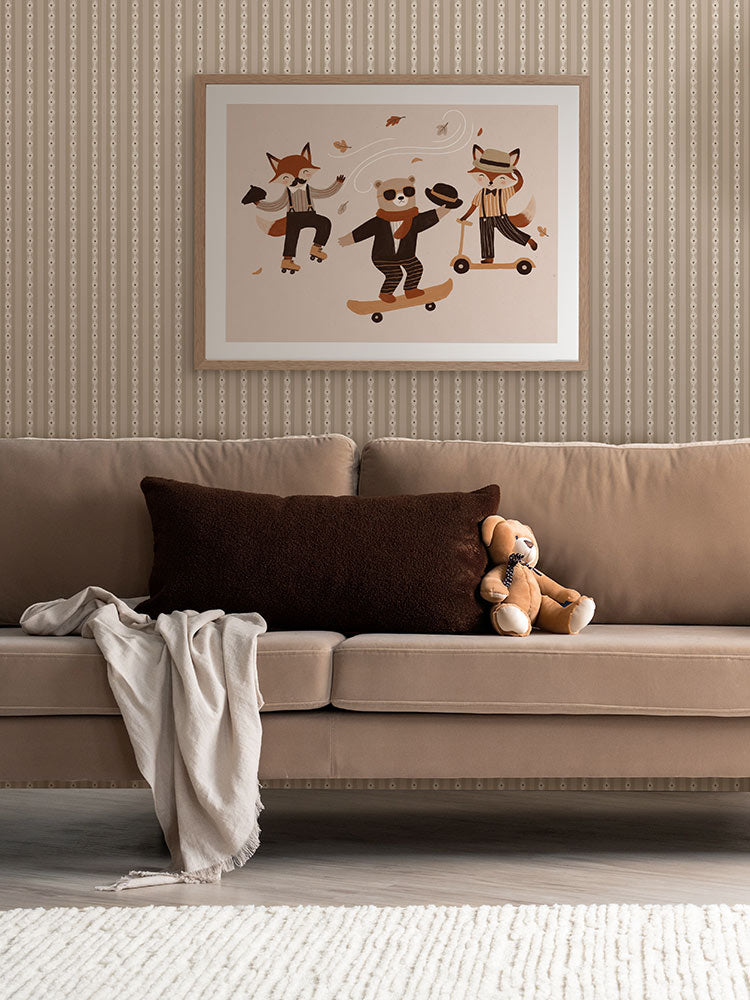 Rock Around the Clock Framed Art Print | Lifestyle