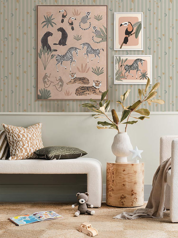 The Jungle Tails Canvas Art Print | Lifestyle