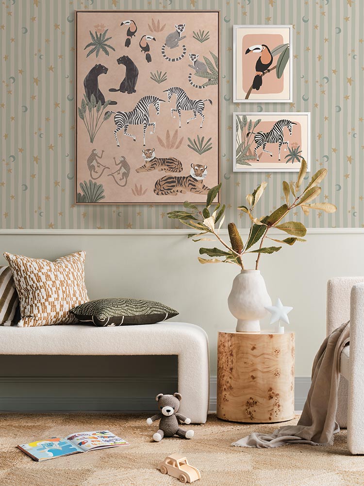 The Jungle Tails Canvas Art Print | Lifestyle