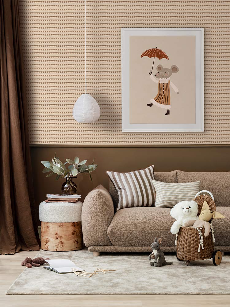 Tiptoe in the Rain Canvas Art Print | Lifestyle