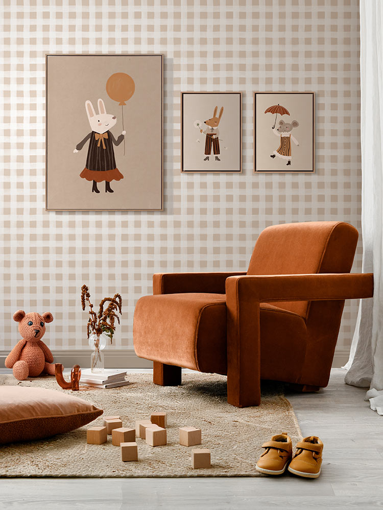 Ruby Rabbit’s Balloon Canvas Art Print | Lifestyle