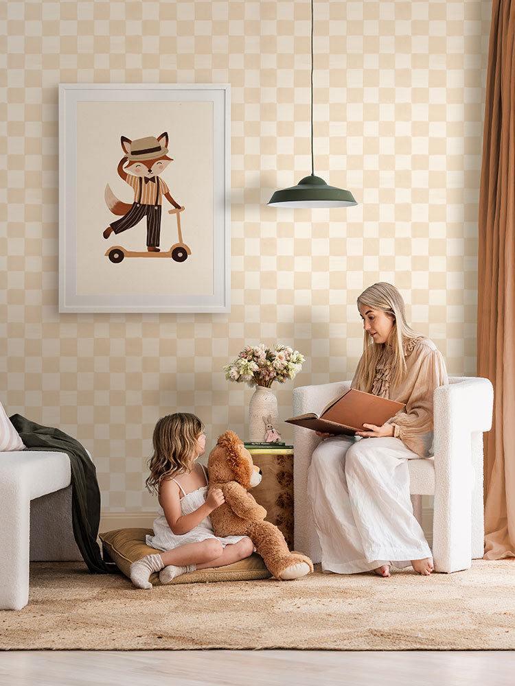 Scoot, Scoot, Mr. Fox Framed Art Print | Lifestyle