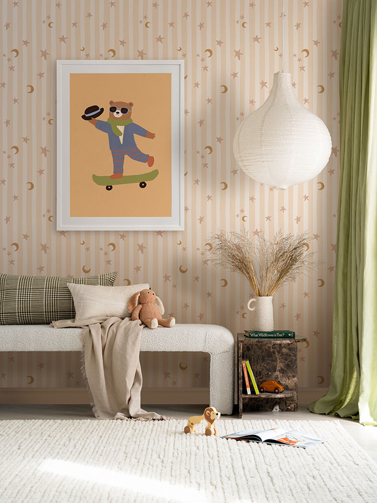 Top Hat Tricks Orange Framed Art Print | Lifestyle