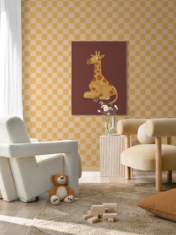 Gerald the Giraffe Canvas Art Print | Lifestyle