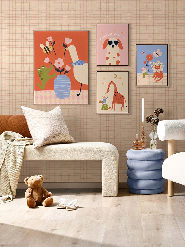 Springtime Teamwork Canvas Art Print | Lifestyle