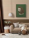 Grady the Gorilla Canvas Art Print | Lifestyle