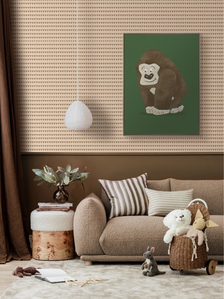 Grady the Gorilla Canvas Art Print | Lifestyle