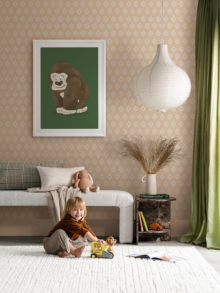 Grady the Gorilla Framed Art Print | Lifestyle