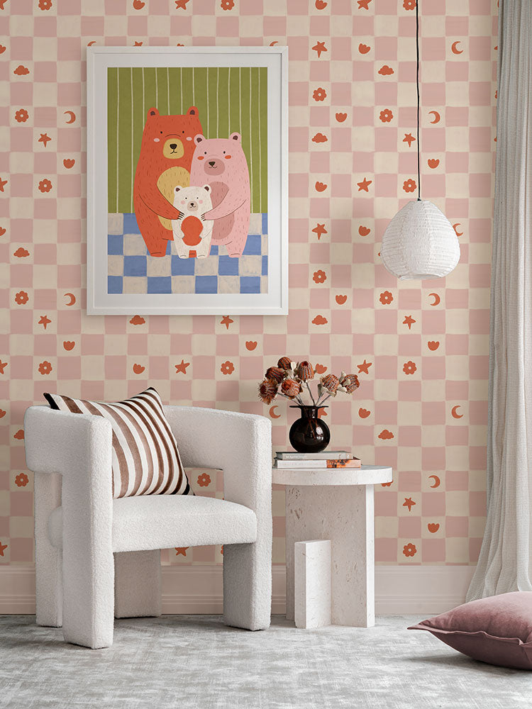 Snuggle Bears Multicolour Framed Art Print | Lifestyle