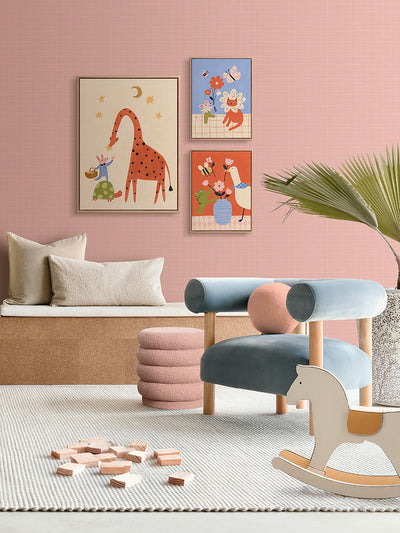 Tall Tales & Tiny Friends Multicolour Canvas Art Print | Lifestyle