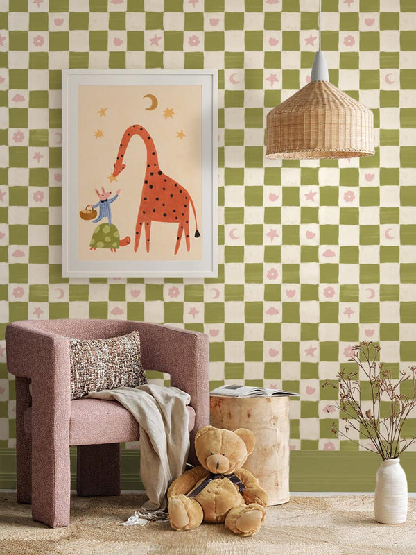 Tall Tales & Tiny Friends Multicolour Framed Art Print | Lifestyle