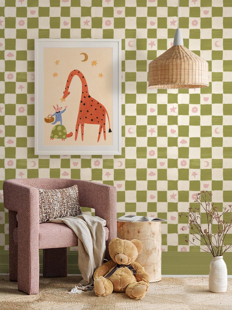 Tall Tales & Tiny Friends Multicolour Framed Art Print | Lifestyle