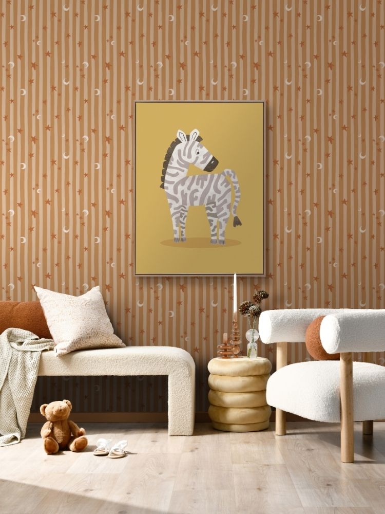 Ziggy the Zebra Canvas Art Print | Lifestyle