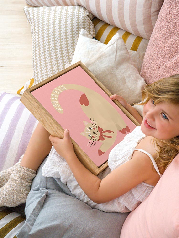 Curious Clementine Canvas Art Print | Lifestyle