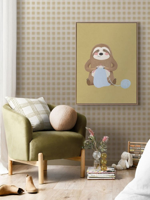 Cosy as Can Be Gold Canvas Art Print | Lifestyle