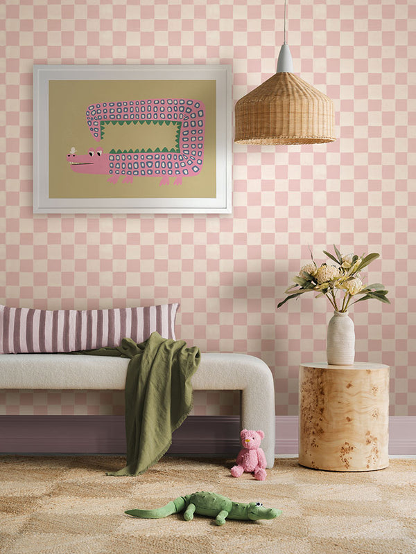 Clara the Crocodile Framed Art Print | Lifestyle