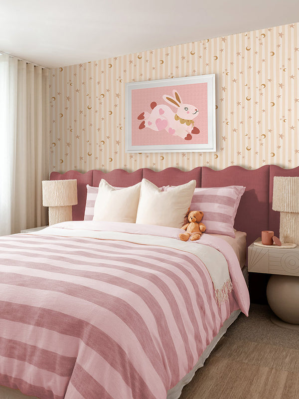 Bella Bunny Hops Framed Art Print | Lifestyle