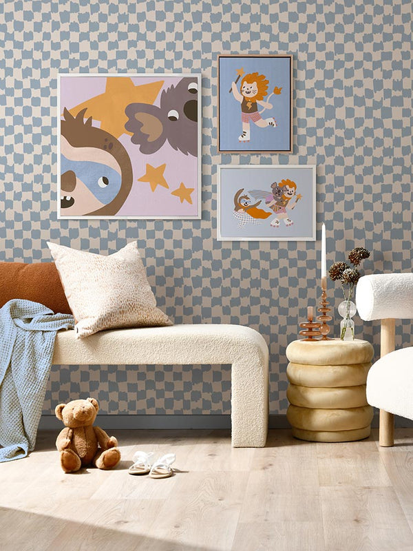 Starlight Buddies Multicolour Canvas Art Print | Lifestyle