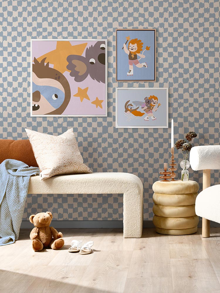 Starlight Buddies Multicolour Canvas Art Print | Lifestyle