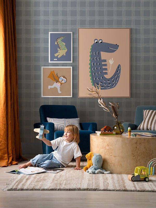 The Friendliest Croc Canvas Art Print | Lifestyle