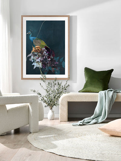 Hide and Seek II Framed Art Print | Lifestyle