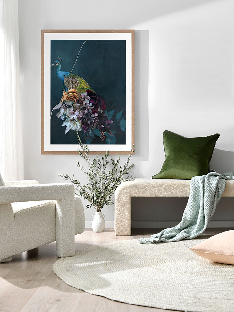 Hide and Seek II Framed Art Print | Lifestyle