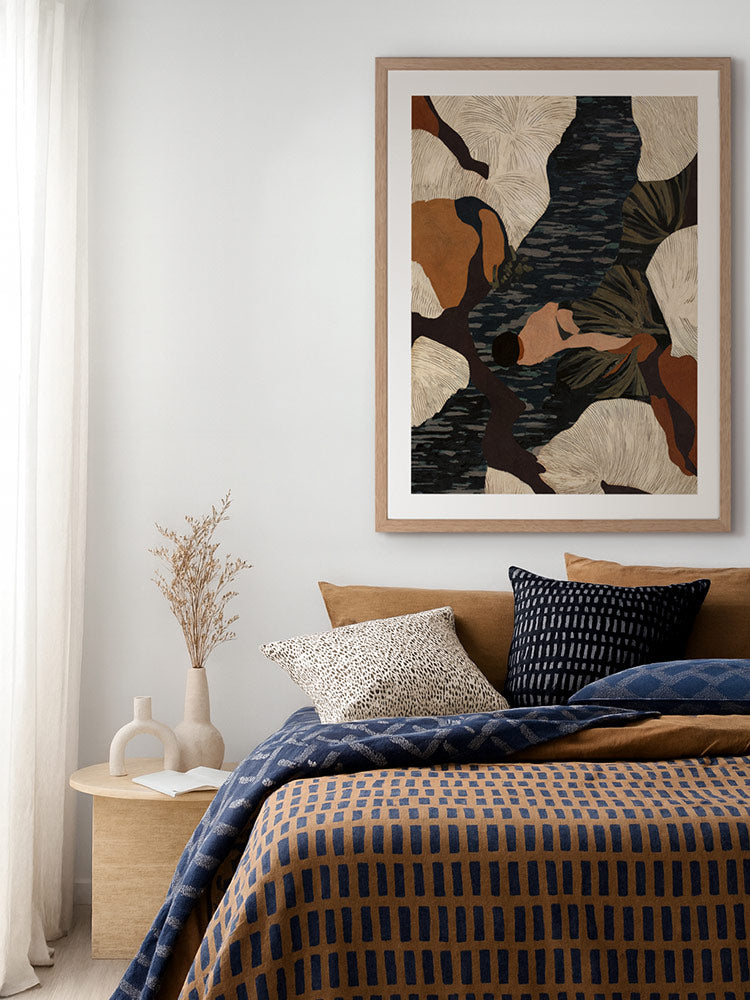 Between Banks I Framed Art Print | Lifestyle