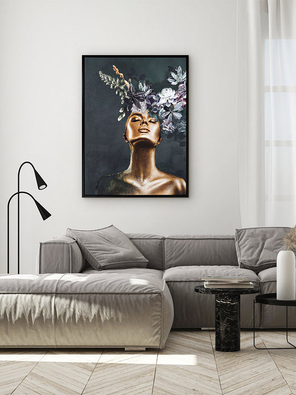 Solid Gold II Canvas Art Print | Lifestyle