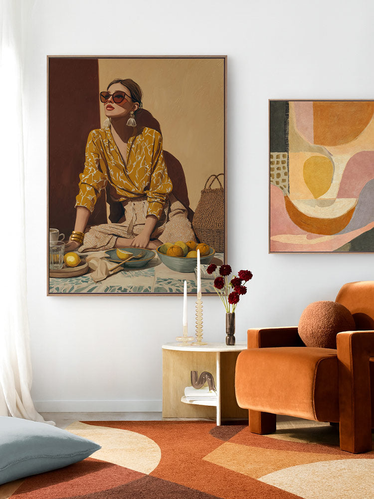 Suzie on Sunday Canvas Art Print | Lifestyle