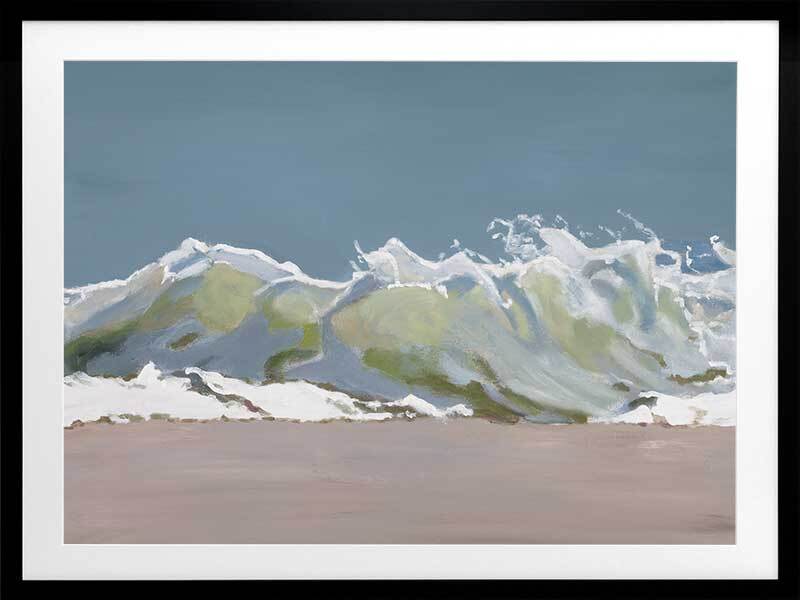 Breakwater Framed Art Print