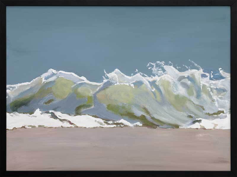 Breakwater Framed Art Print