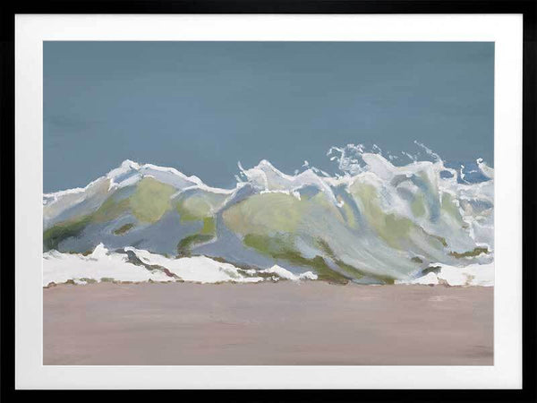 Breakwater Framed Art Print