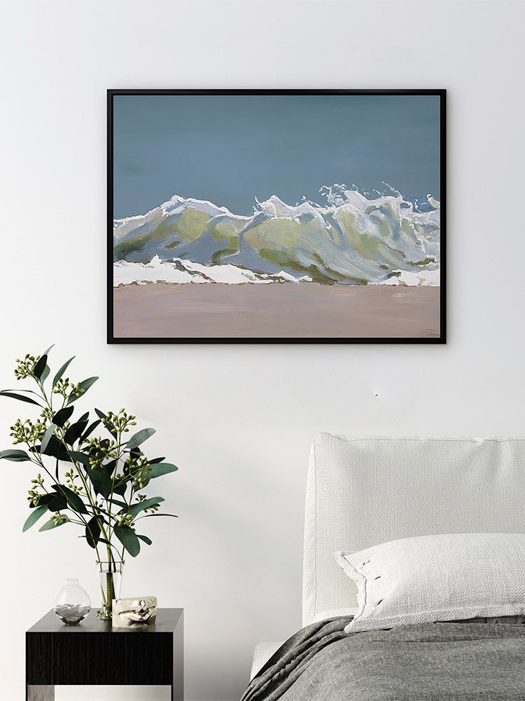 Breakwater Canvas Art Print | Lifestyle