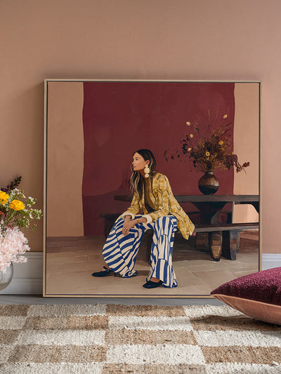 Blue Hour Kelly Canvas Art Print | Lifestyle