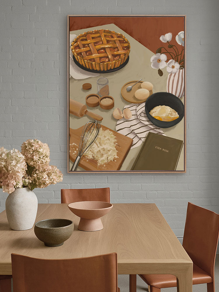 Quiet Preparation Canvas Art Print | Lifestyle