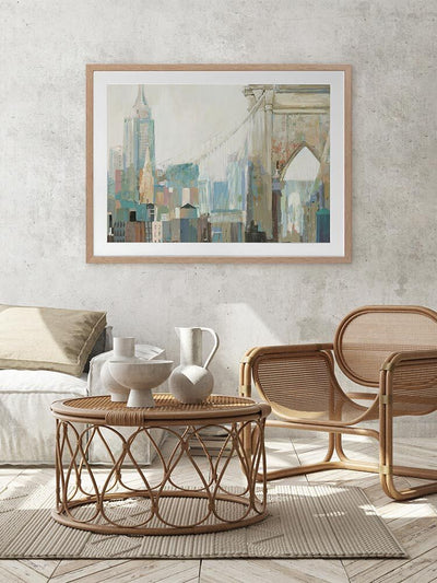 Brooklyn Bridge Framed Art Print | Lifestyle