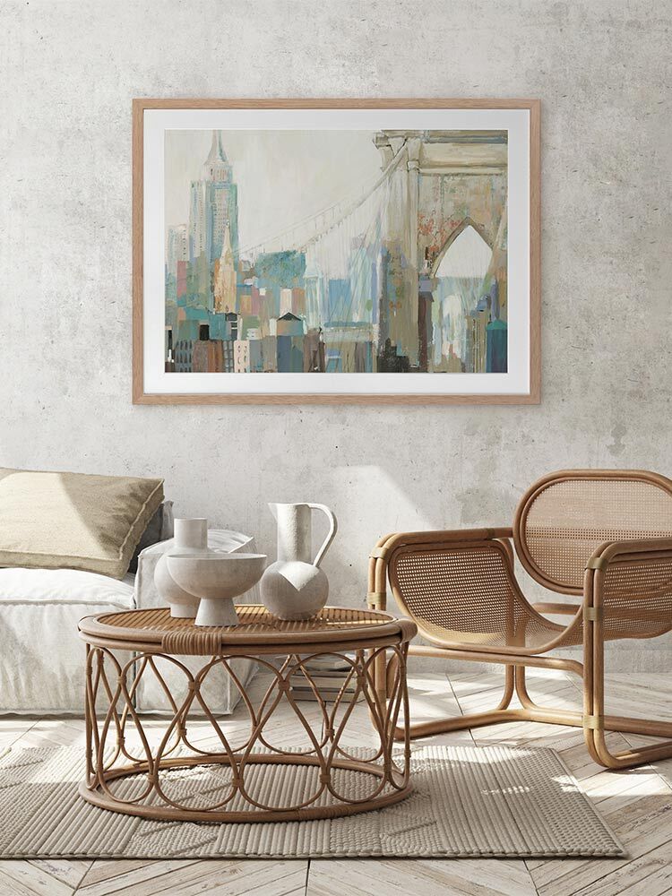 Brooklyn Bridge Framed Art Print | Lifestyle