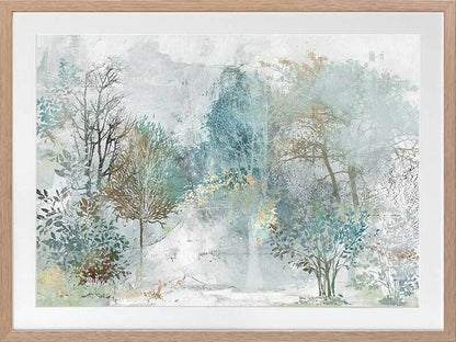 Mysterious Forest Framed Art Print