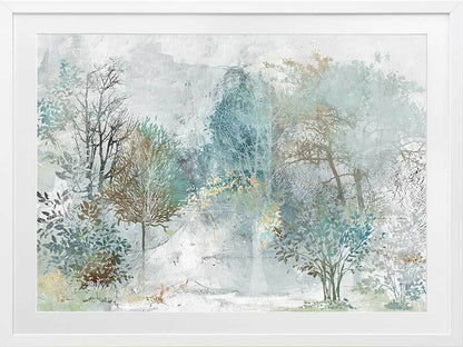 Mysterious Forest Framed Art Print