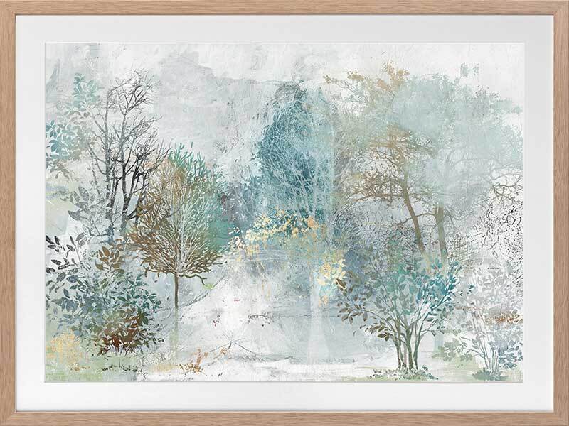 Mysterious Forest Framed Art Print