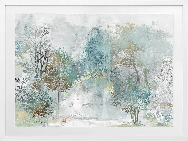 Mysterious Forest Framed Art Print