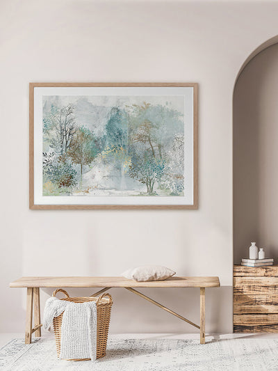 Mysterious Forest Framed Art Print | Lifestyle