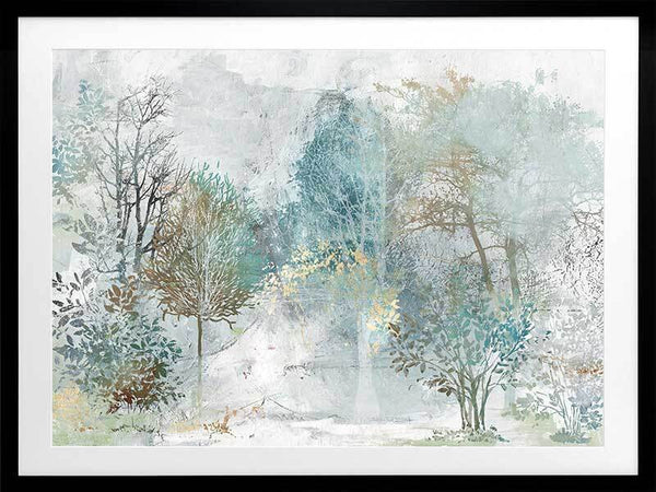 Mysterious Forest Framed Art Print