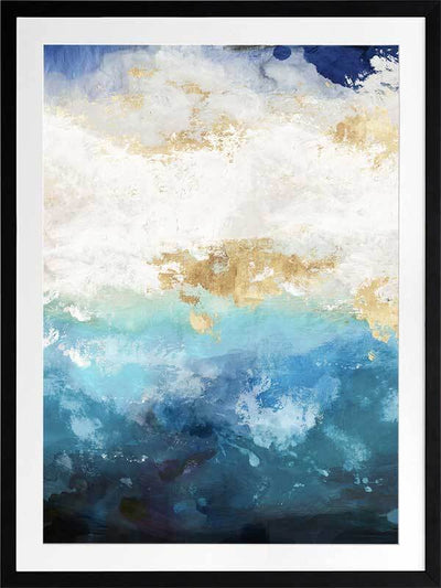 Cold Water Framed Art Print