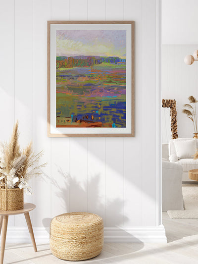Colour Field Framed Art Print | Lifestyle