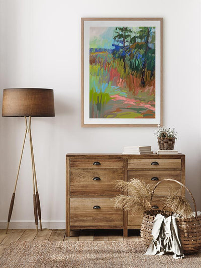 Out There Framed Art Print | Lifestyle