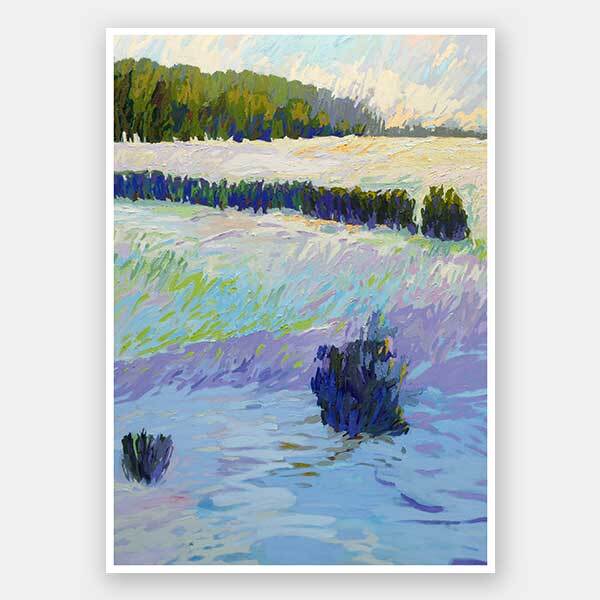 When It Snows Unframed Art Print