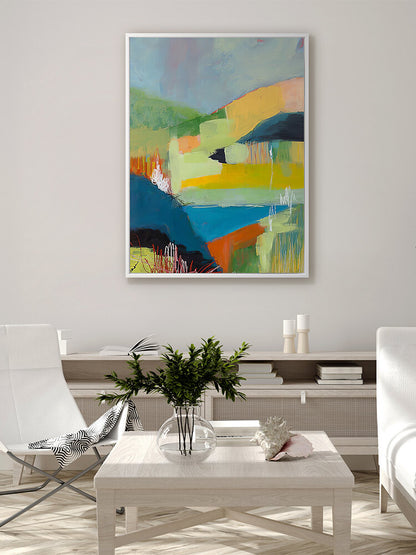 Coastal Hills Canvas Art Print